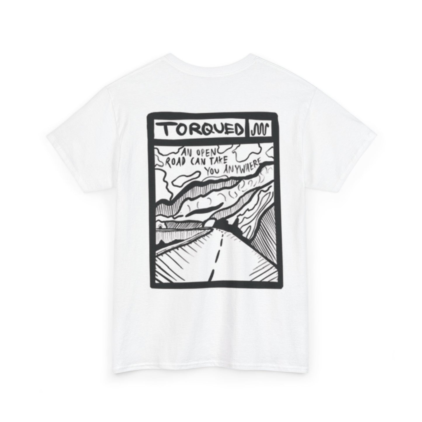 T-shirt Heavy Cotton Classic Fit "Open Road" design