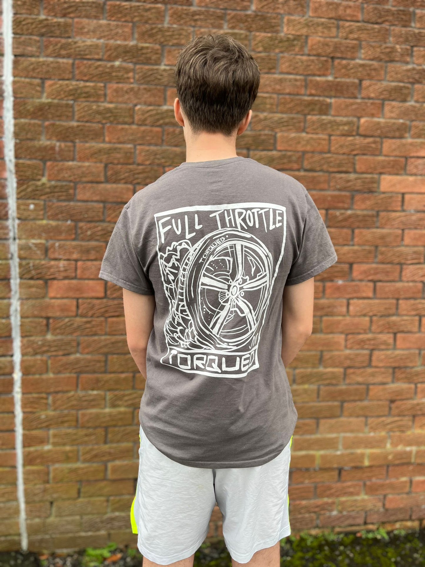 T-shirt heavy cotton Classic Fit “Full Throttle” design.